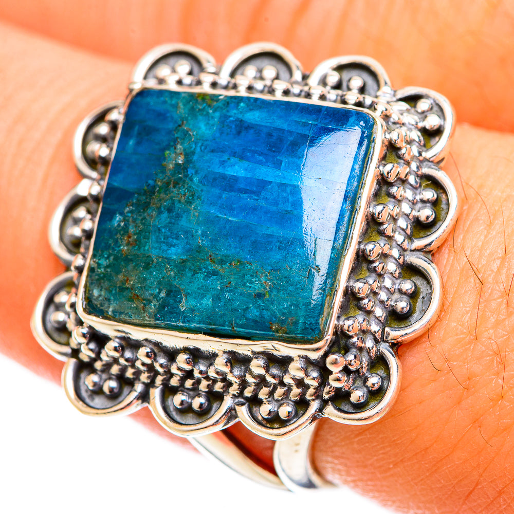 Apatite Rings handcrafted by Anasilvercos - RING121773