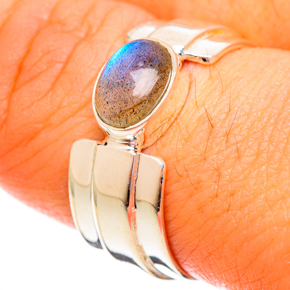 Labradorite Rings handcrafted by Anasilvercos - RING121774
