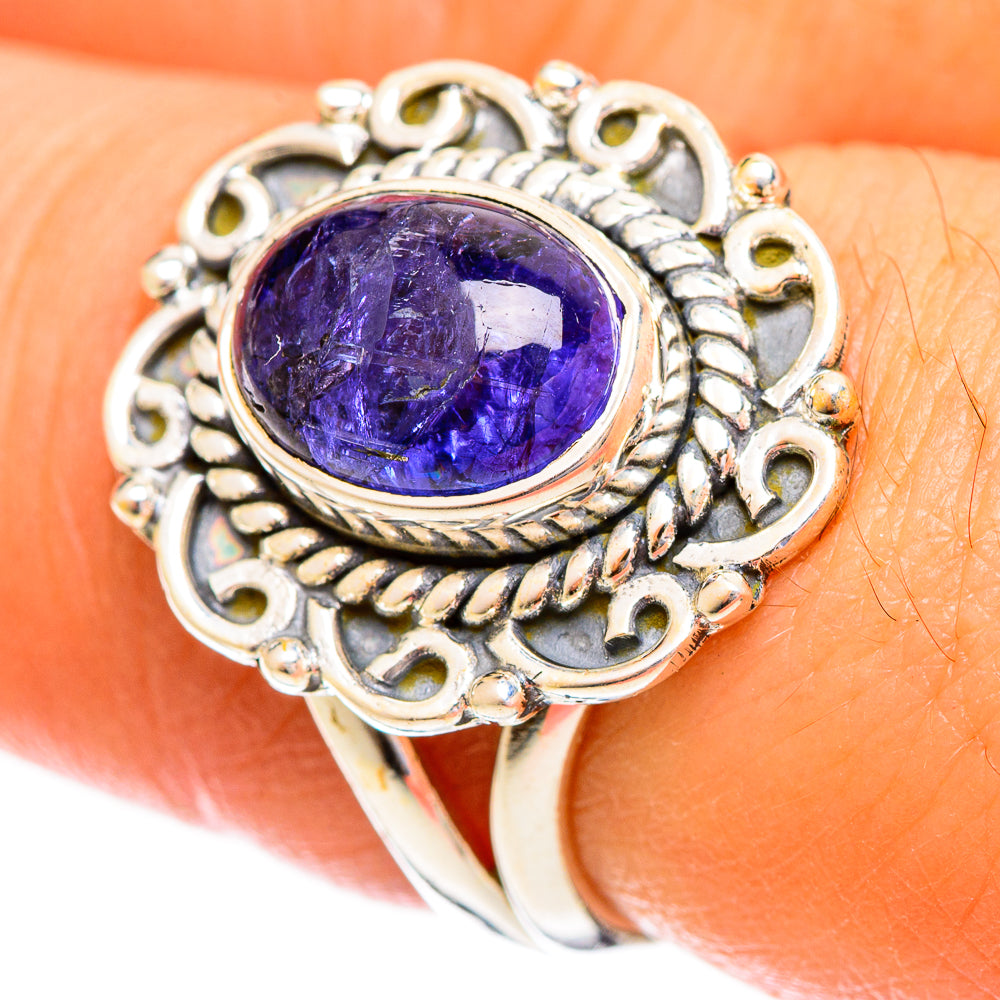 Tanzanite Rings handcrafted by Anasilvercos - RING121785
