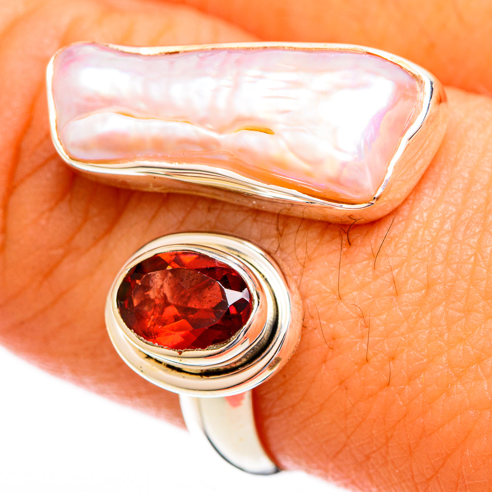 Mother Of Pearl Rings handcrafted by Anasilvercos - RING121790