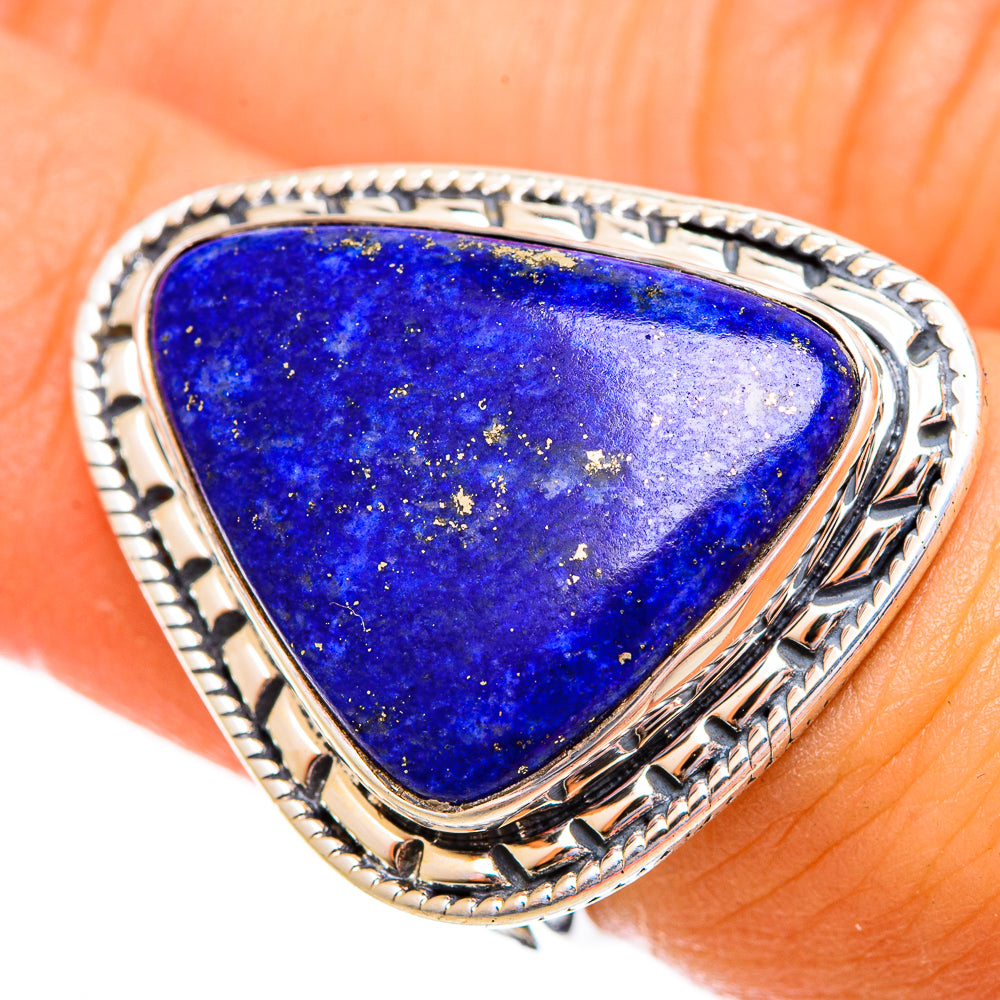 Lapis Lazuli Rings handcrafted by Anasilvercos - RING121806