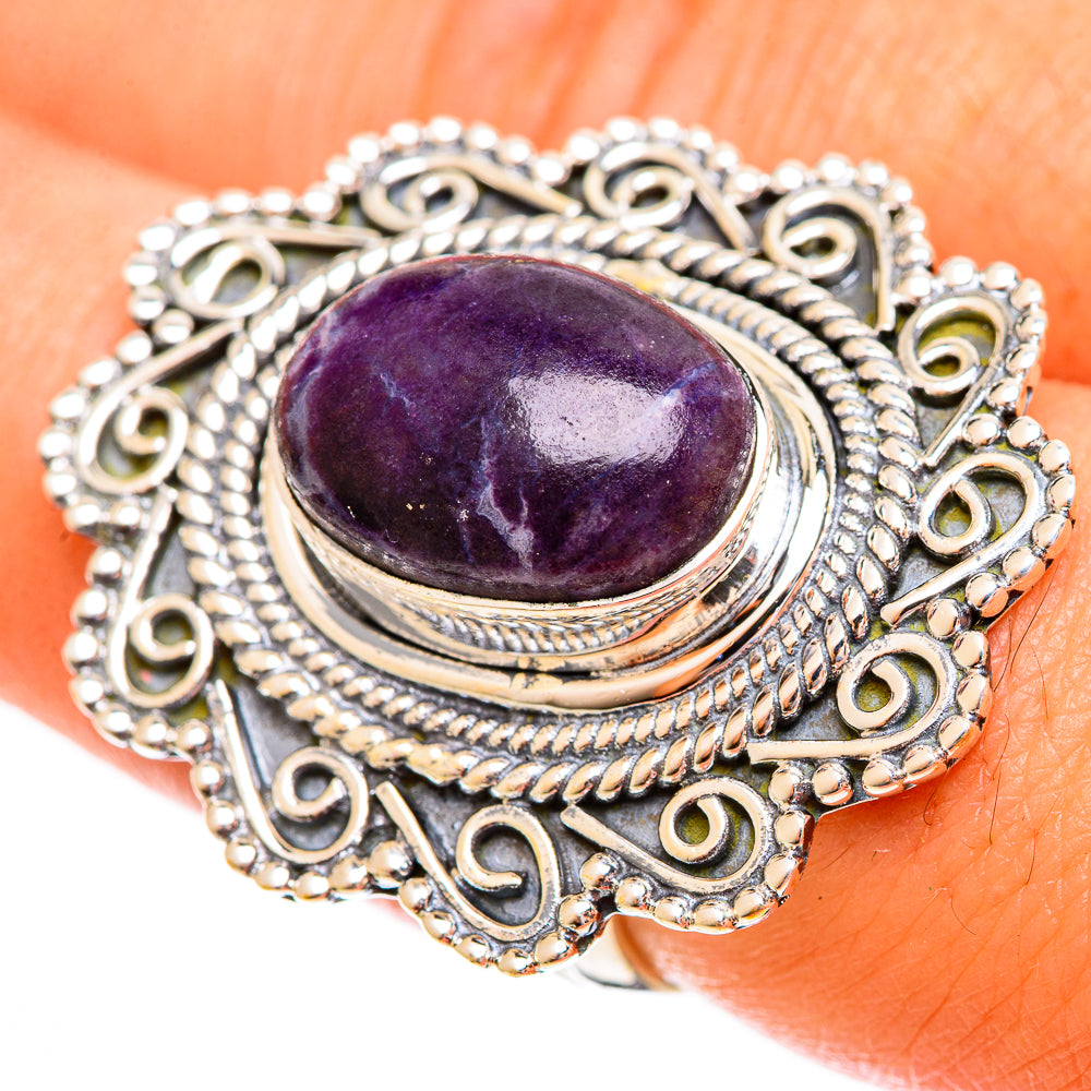 Lepidolite Rings handcrafted by Anasilvercos - RING121835