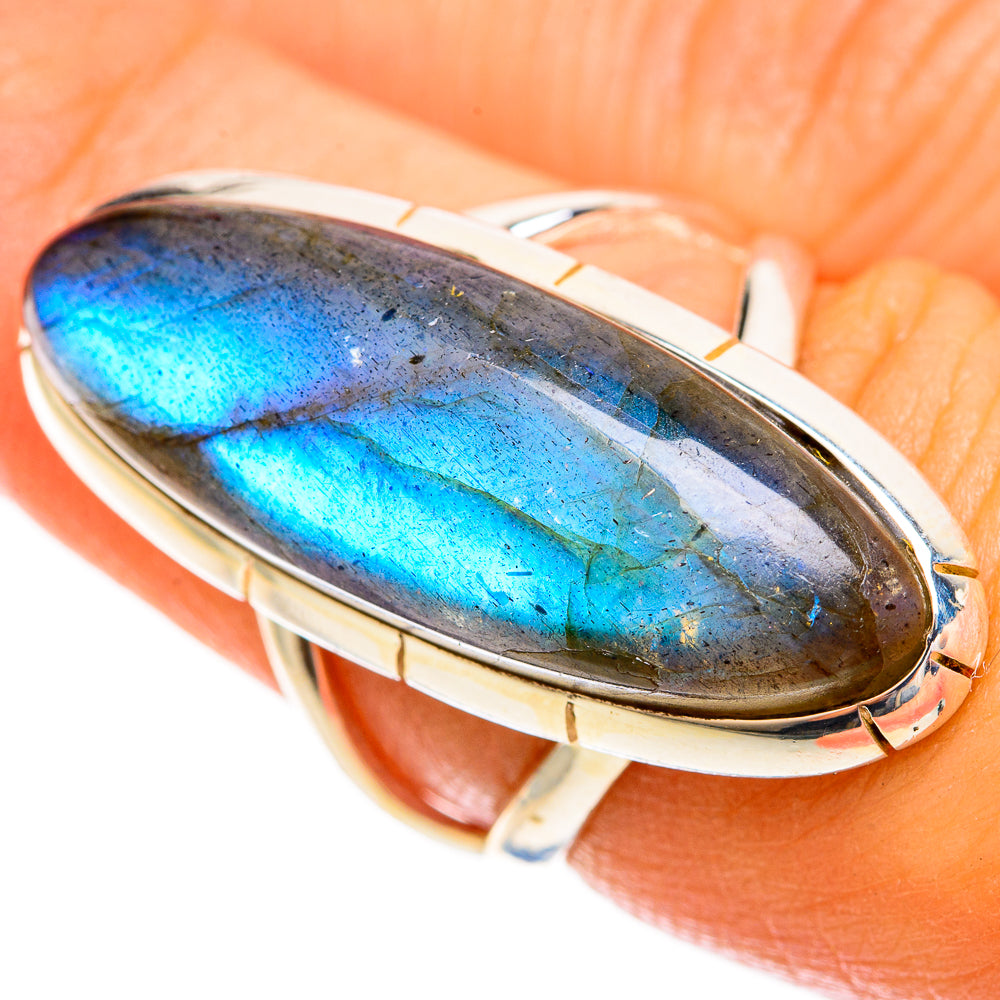 Labradorite Rings handcrafted by Anasilvercos - RING121861