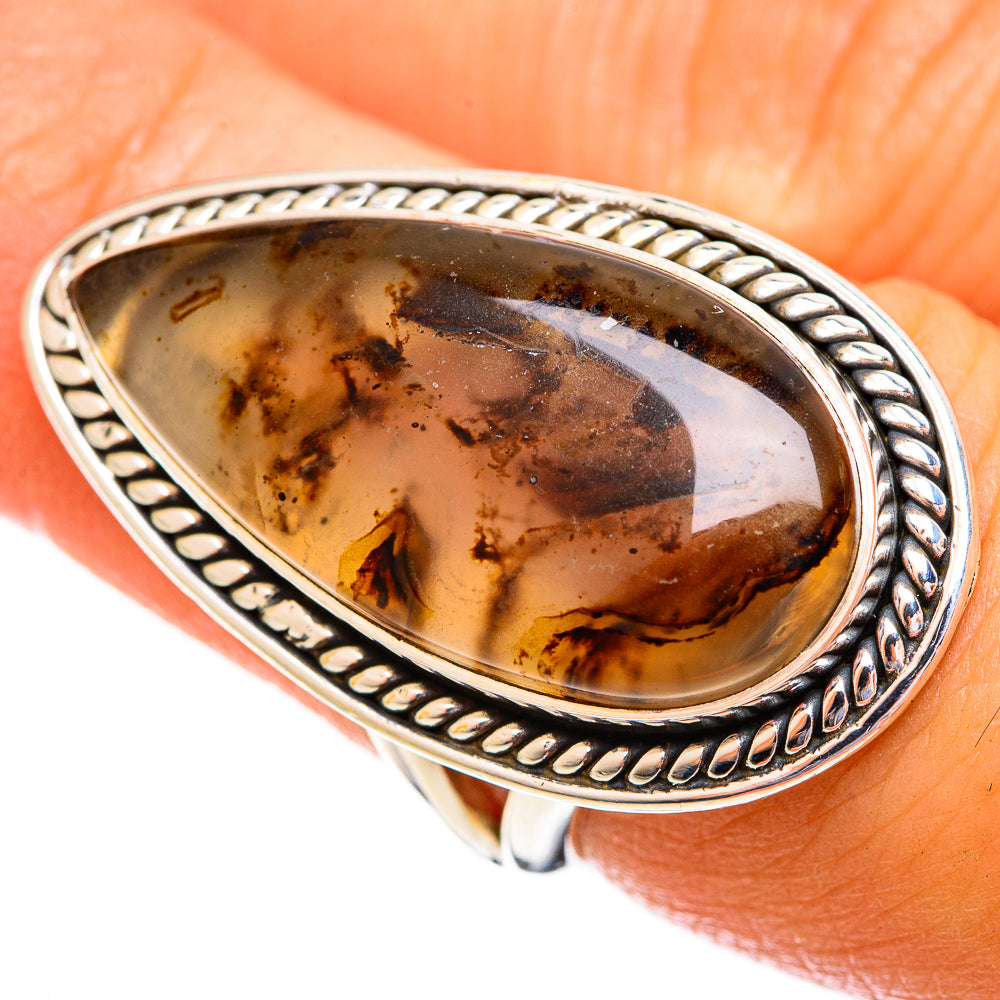 Montana Agate Rings handcrafted by Anasilvercos - RING121875