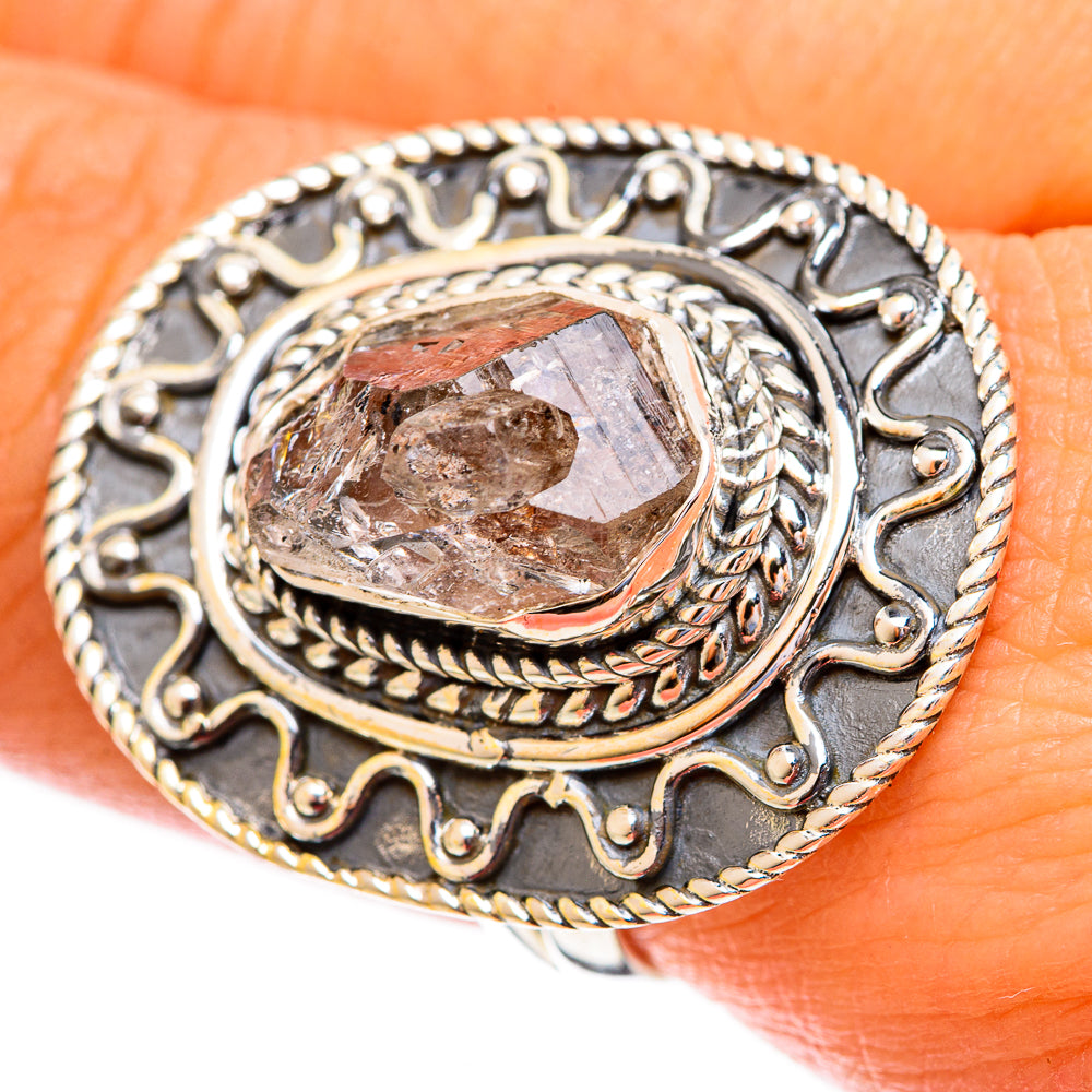 Herkimer Diamond Rings handcrafted by Anasilvercos - RING121887