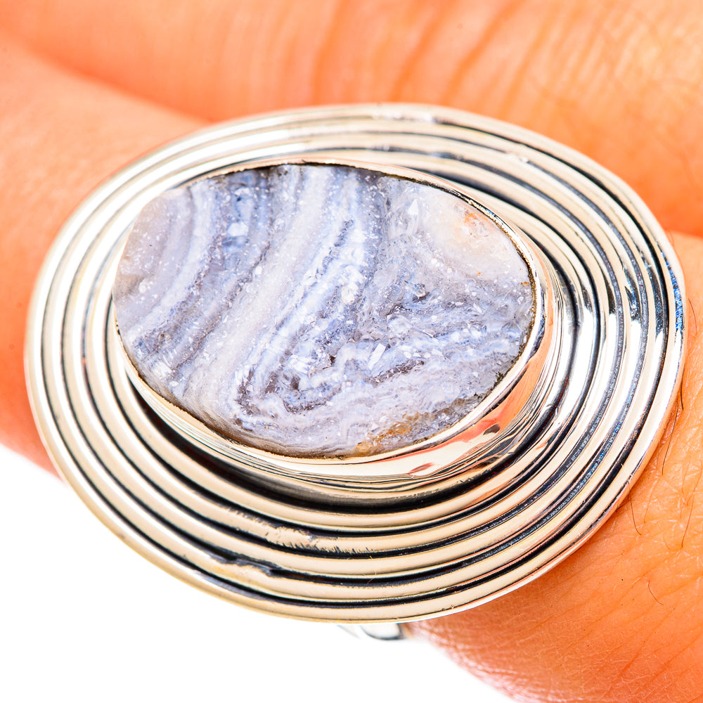 Desert Druzy Rings handcrafted by Anasilvercos - RING121901