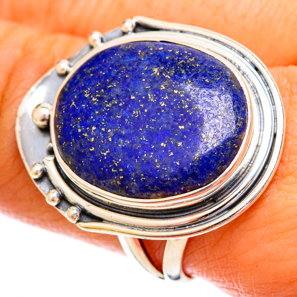 Lapis Lazuli Rings handcrafted by Anasilvercos - RING121911