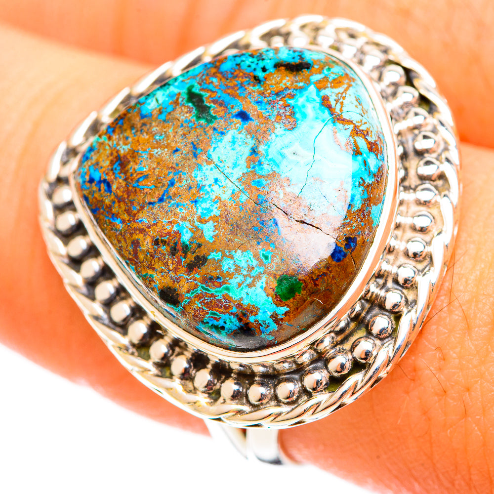 Shattuckite Rings handcrafted by Anasilvercos - RING121941