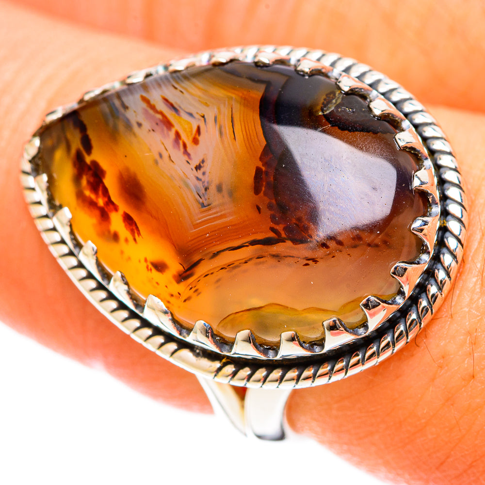 Montana Agate Rings handcrafted by Anasilvercos - RING121952