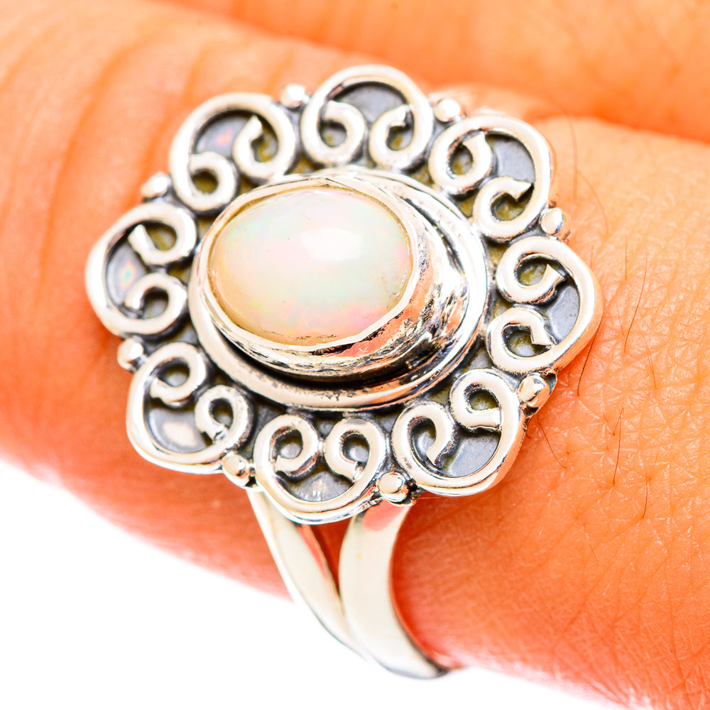 Ethiopian Opal Rings handcrafted by Anasilvercos - RING121963