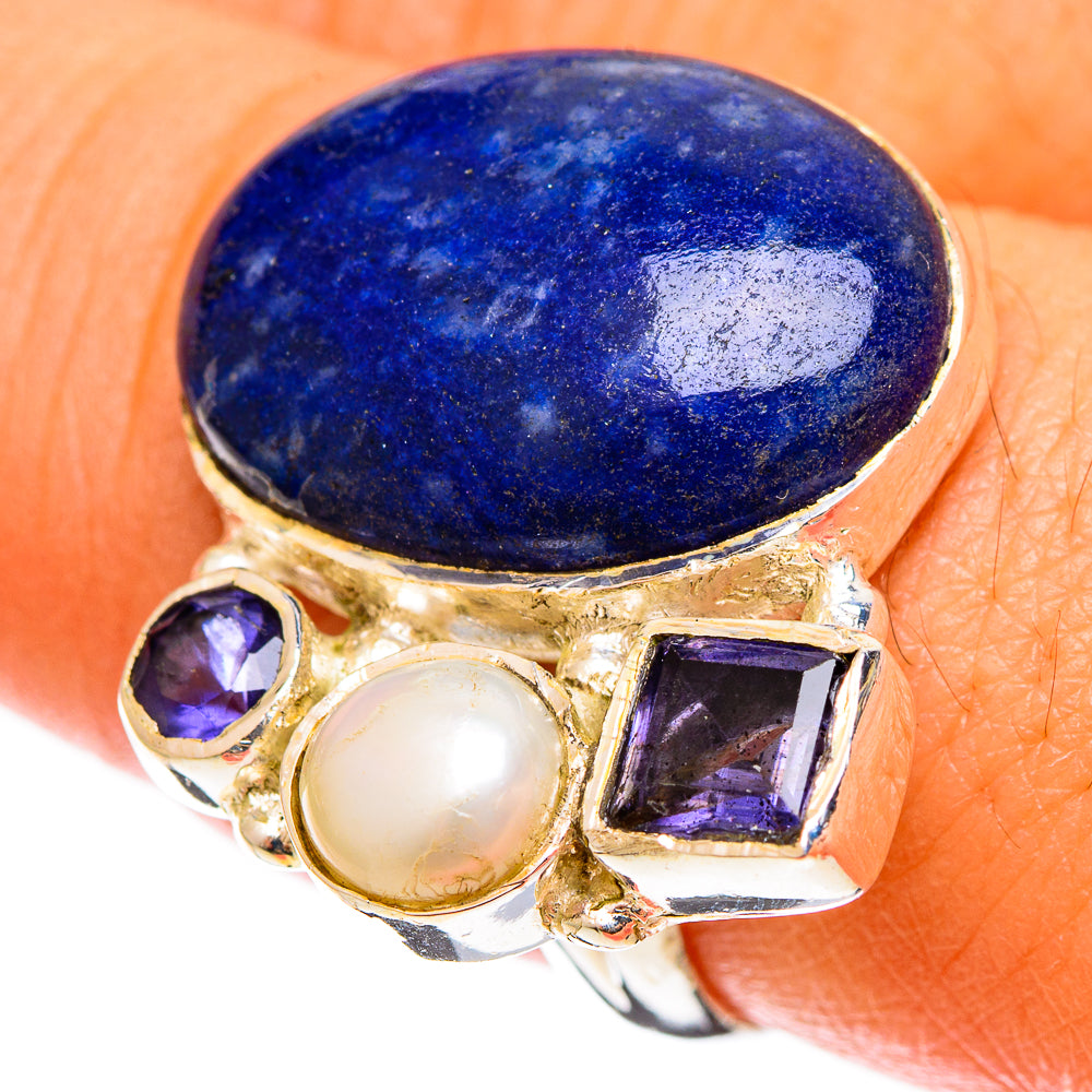 Sodalite Rings handcrafted by Anasilvercos - RING122004