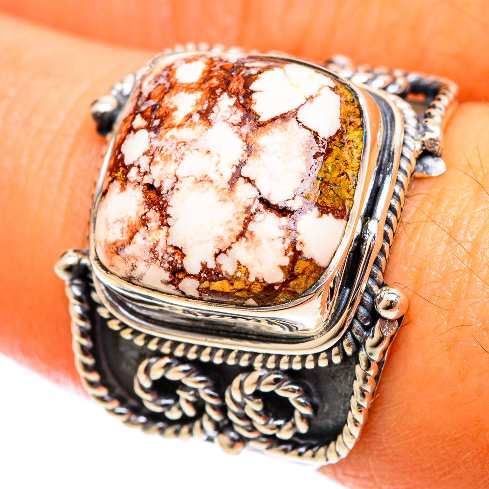 Wild Horse Jasper Rings handcrafted by Anasilvercos - RING122011