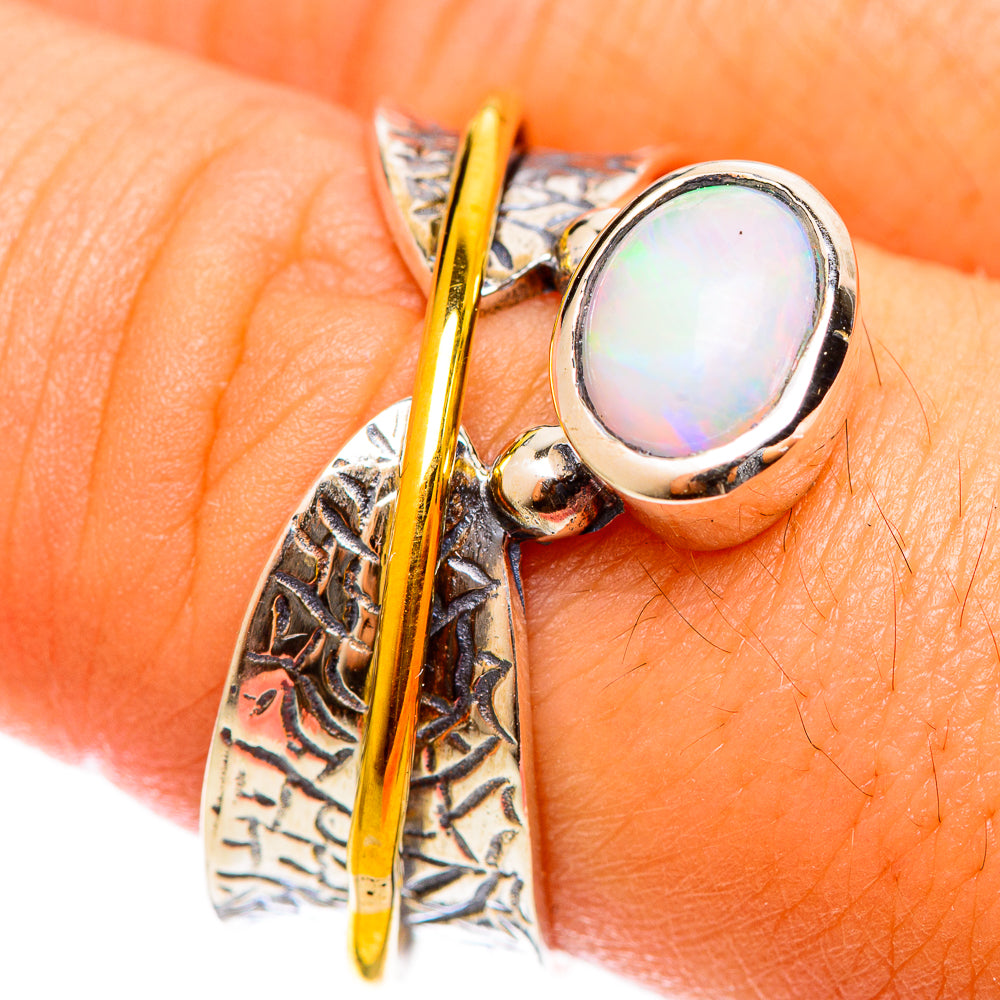 Ethiopian Opal Rings handcrafted by Anasilvercos - RING122021