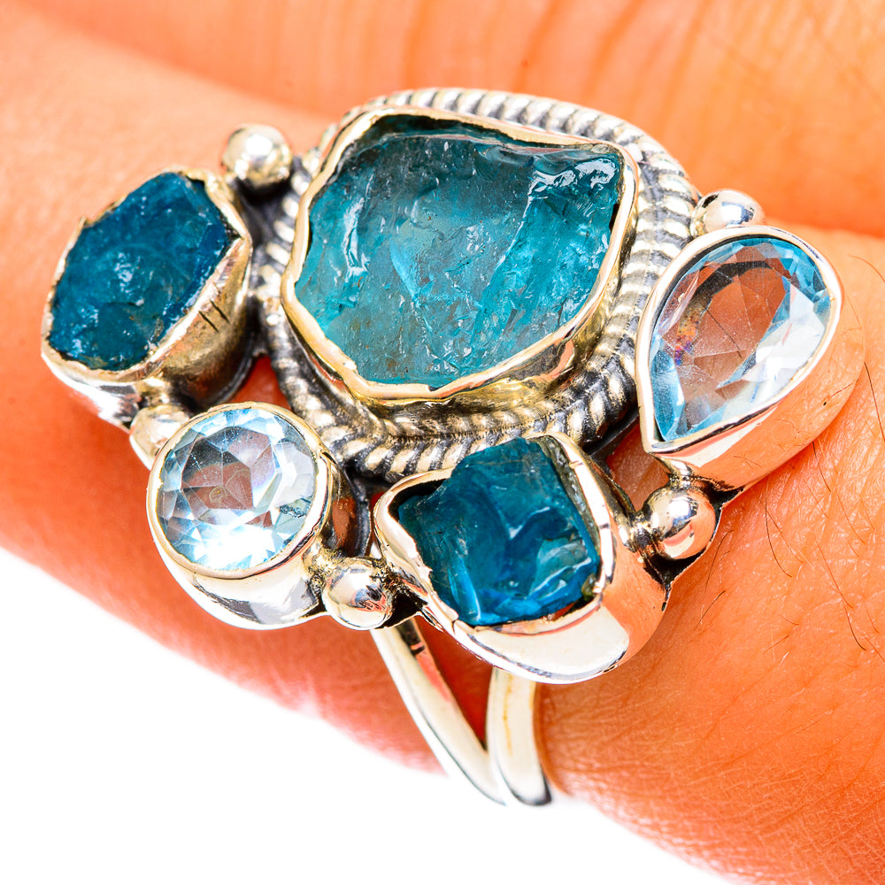 Apatite Rings handcrafted by Anasilvercos - RING122030
