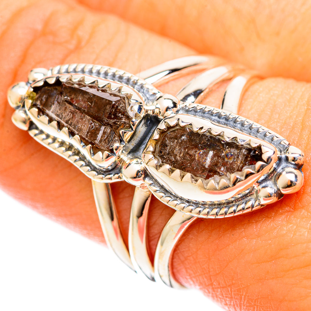Herkimer Diamond Rings handcrafted by Anasilvercos - RING122047