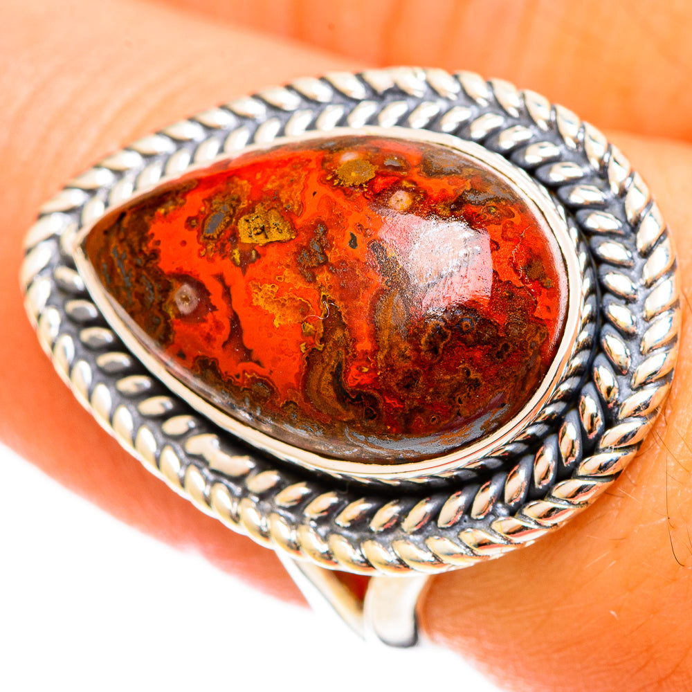 Moroccan Agate Rings handcrafted by Anasilvercos - RING122063