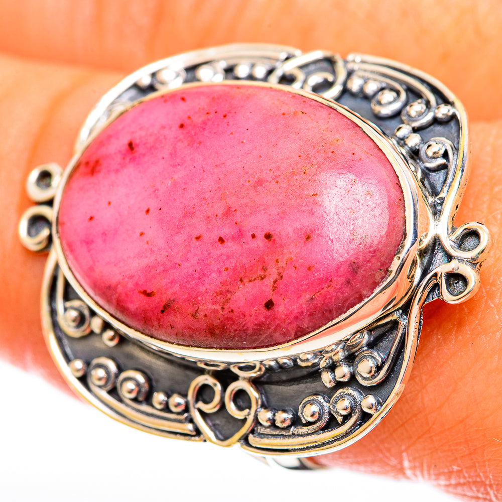 Thulite Rings handcrafted by Anasilvercos - RING122102