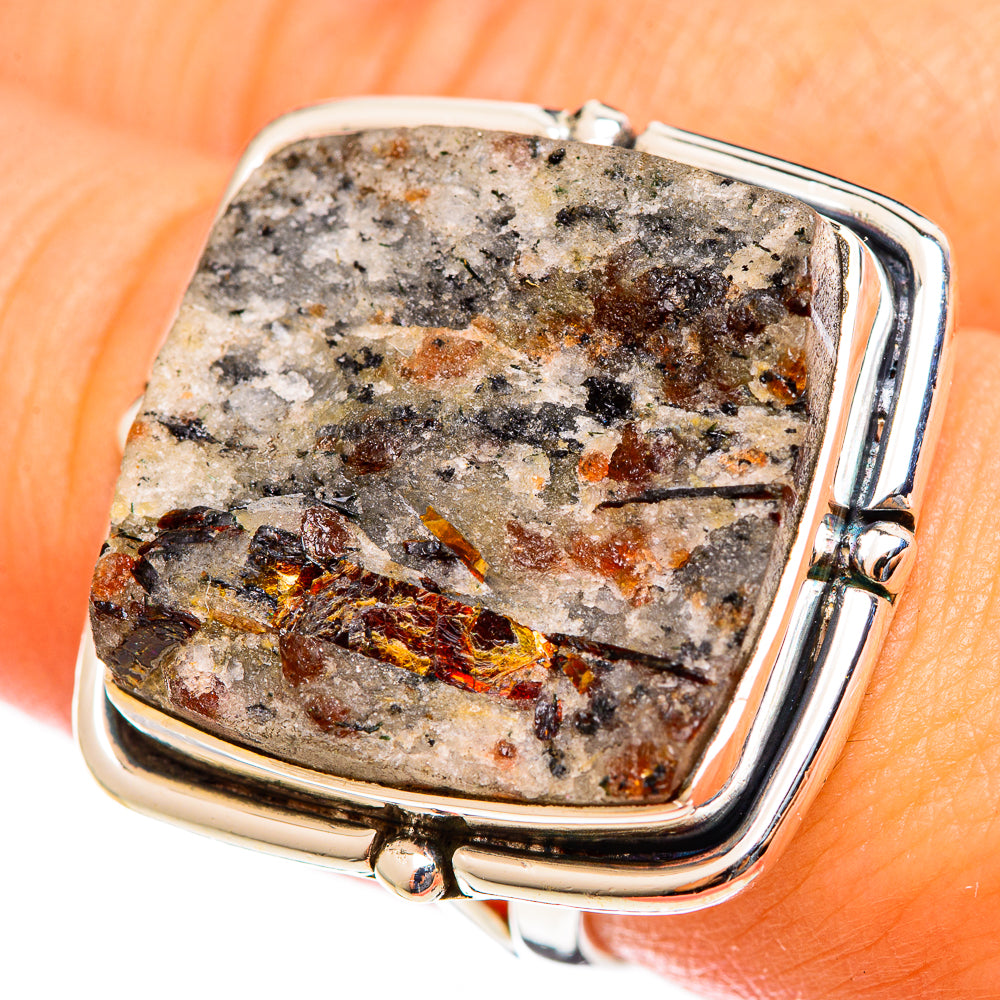 Astrophyllite Rings handcrafted by Anasilvercos - RING122137