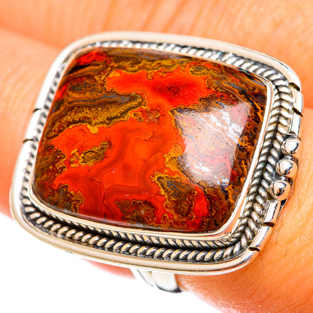Moroccan Agate Rings handcrafted by Anasilvercos - RING122139