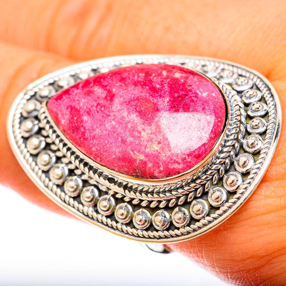 Thulite Rings handcrafted by Anasilvercos - RING122141