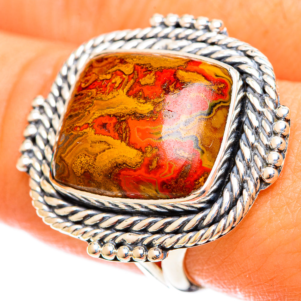 Moroccan Agate Rings handcrafted by Anasilvercos - RING122178