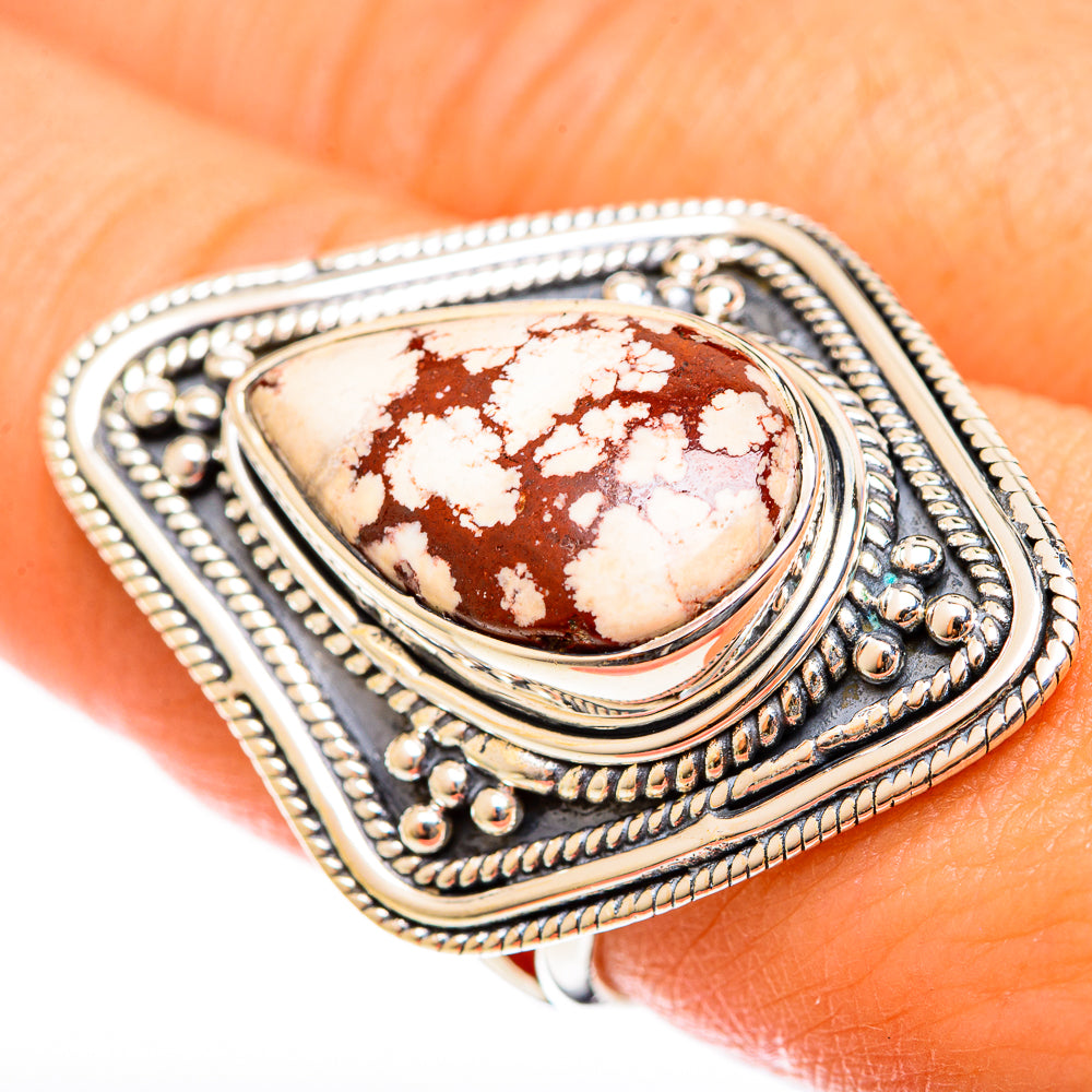 Wild Horse Jasper Rings handcrafted by Anasilvercos - RING122179