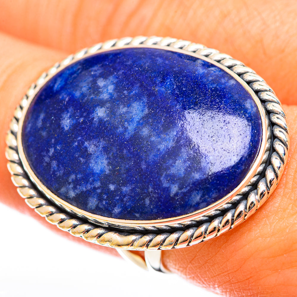 Lapis Lazuli Rings handcrafted by Anasilvercos - RING122200