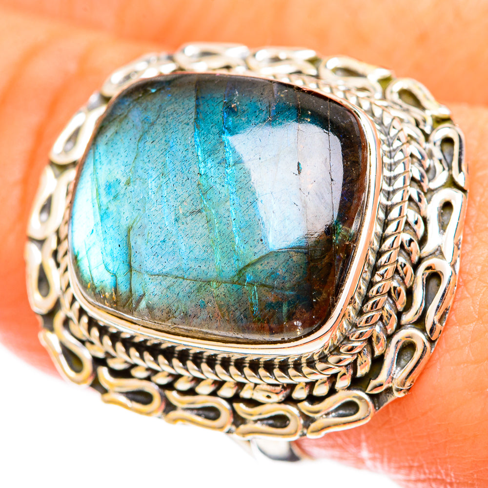 Labradorite Rings handcrafted by Anasilvercos - RING122234