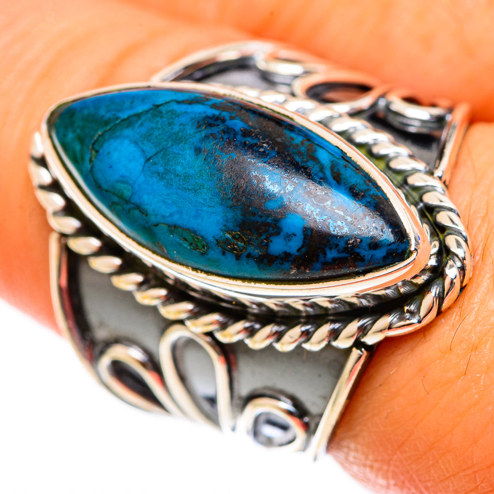 Shattuckite Rings handcrafted by Anasilvercos - RING122236