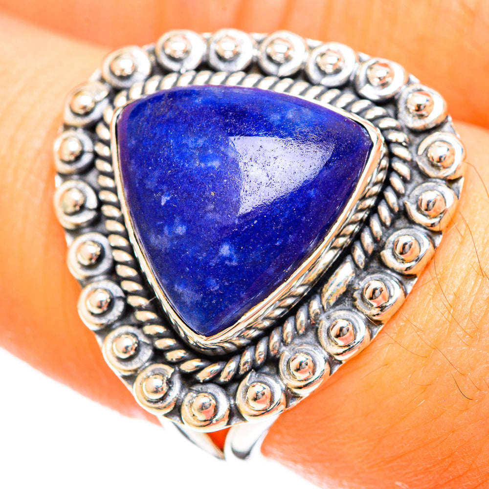Lapis Lazuli Rings handcrafted by Anasilvercos - RING122240