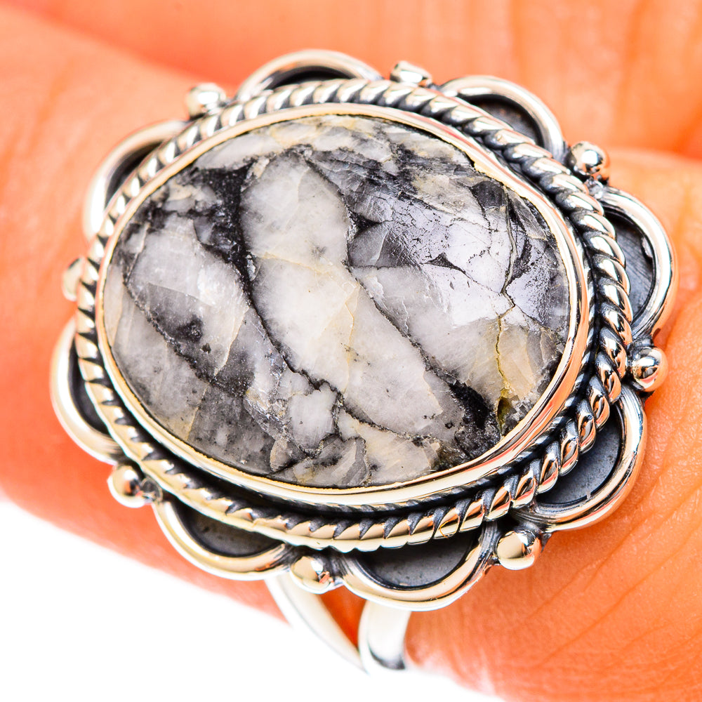 Pinolith Jasper Rings handcrafted by Anasilvercos - RING122257