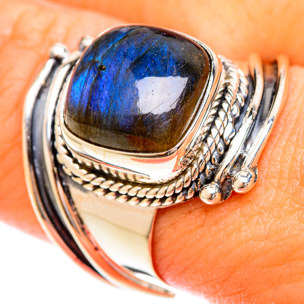 Labradorite Rings handcrafted by Anasilvercos - RING122260