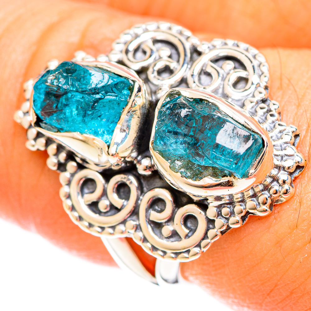 Apatite Rings handcrafted by Anasilvercos - RING122263