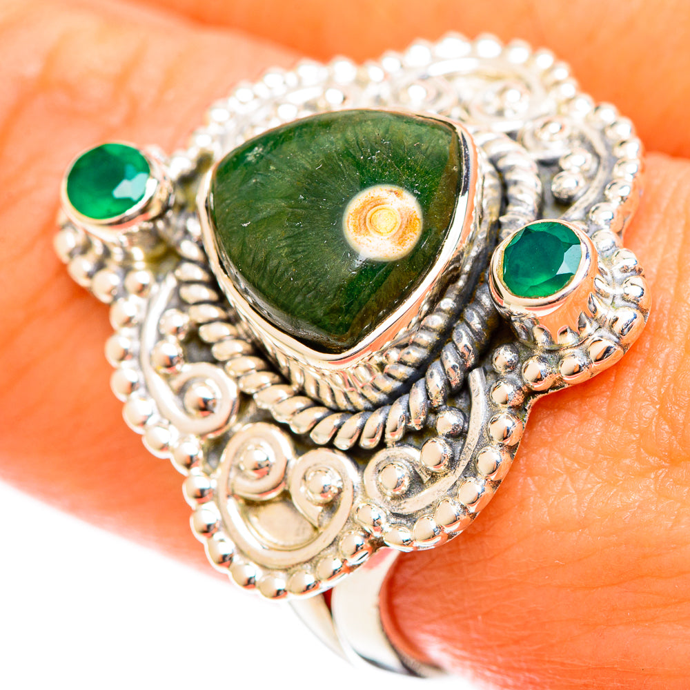 Ocean Jasper Rings handcrafted by Anasilvercos - RING122268