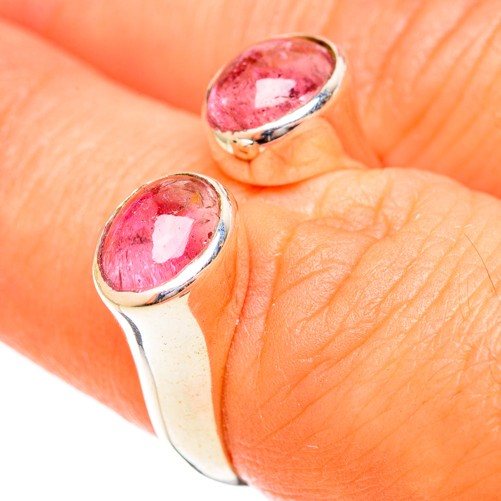 Pink Tourmaline Rings handcrafted by Anasilvercos - RING122270