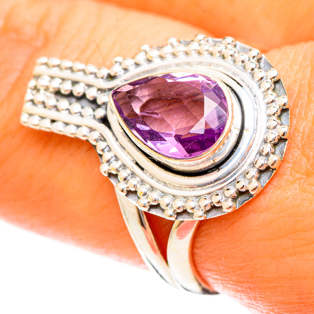 Amethyst Rings handcrafted by Anasilvercos - RING122273