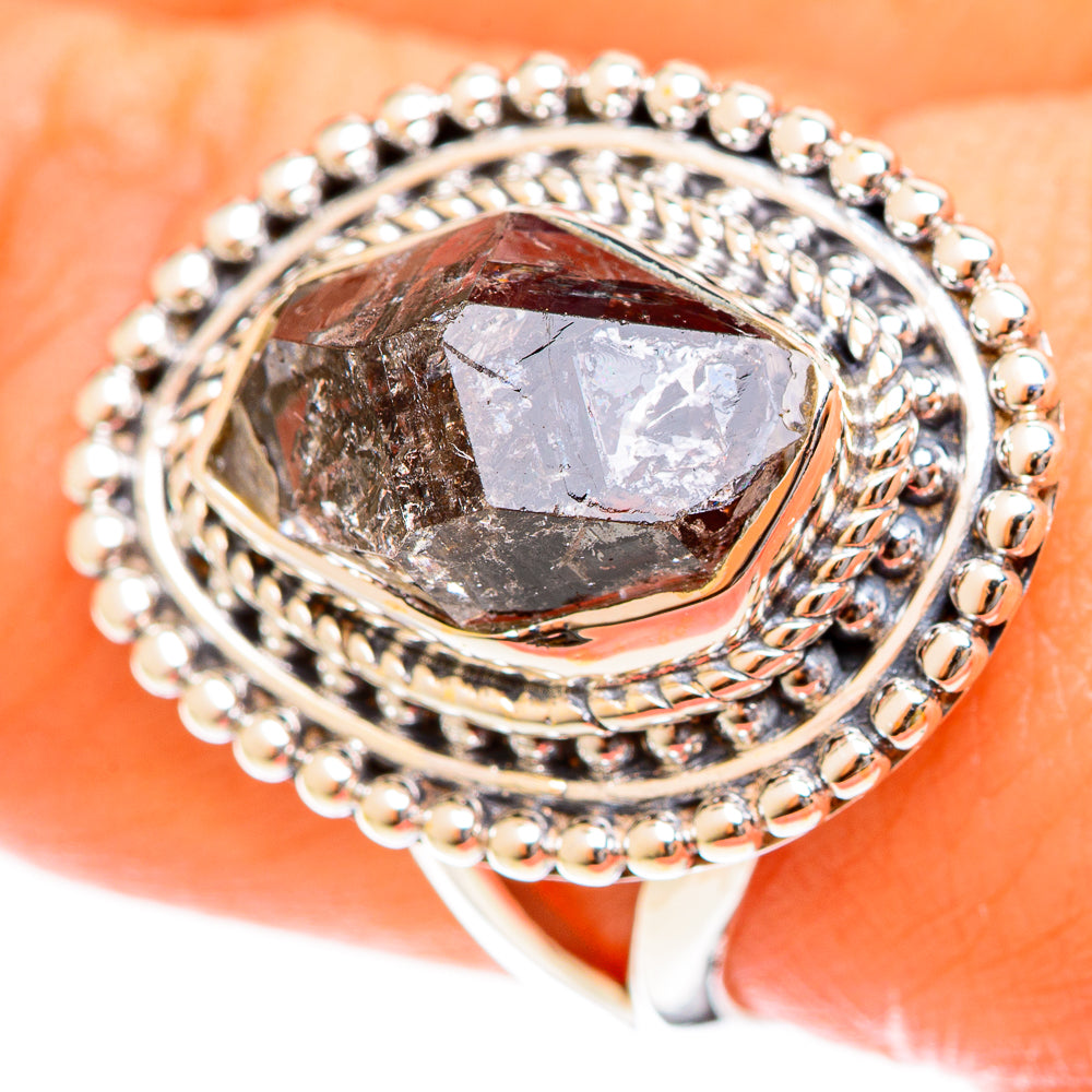 Herkimer Diamond Rings handcrafted by Anasilvercos - RING122275