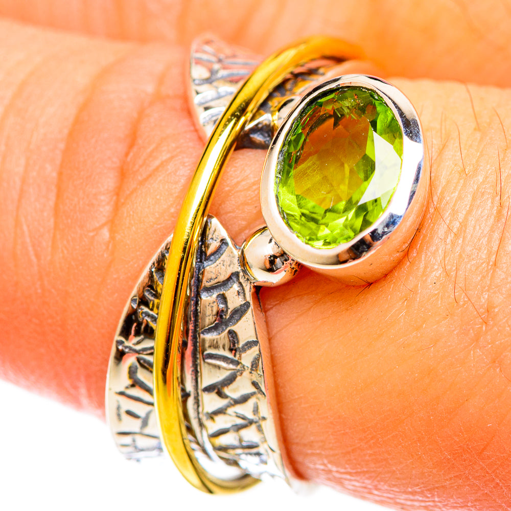 Peridot Rings handcrafted by Anasilvercos - RING122289