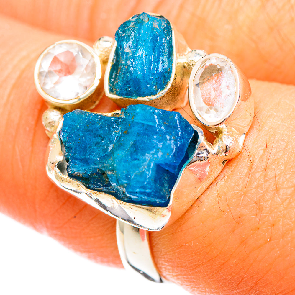Apatite Rings handcrafted by Anasilvercos - RING122302