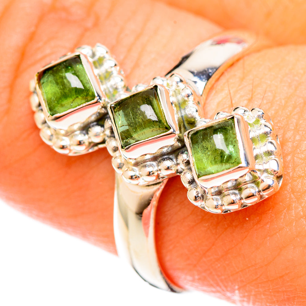 Peridot Rings handcrafted by Anasilvercos - RING122312
