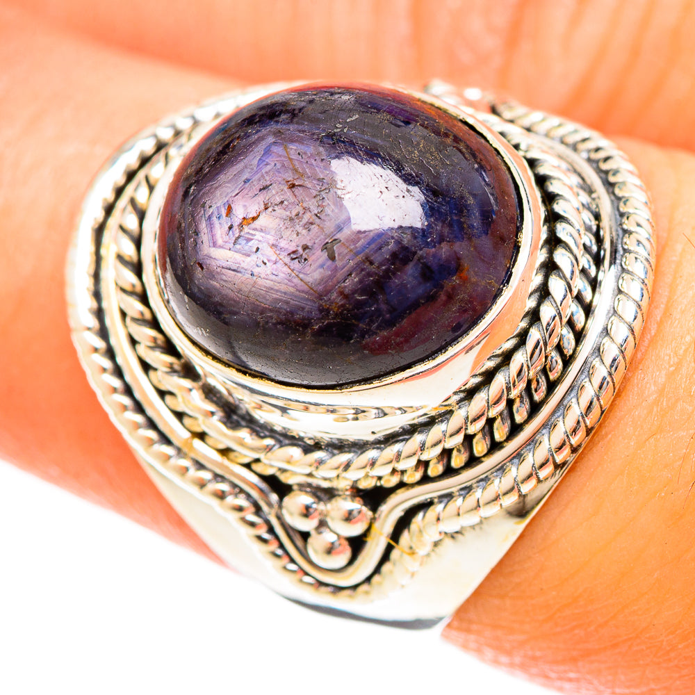 Star Ruby Rings handcrafted by Anasilvercos - RING122313