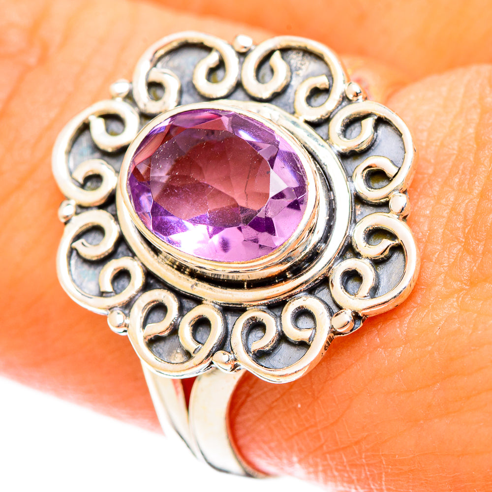 Amethyst Rings handcrafted by Anasilvercos - RING122315
