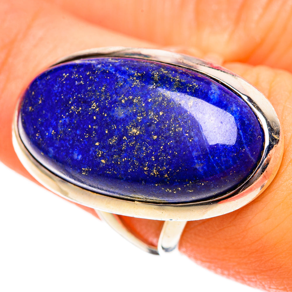 Lapis Lazuli Rings handcrafted by Anasilvercos - RING122322