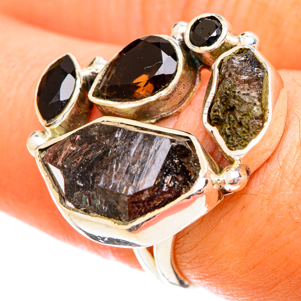 Herkimer Diamond Rings handcrafted by Anasilvercos - RING122335