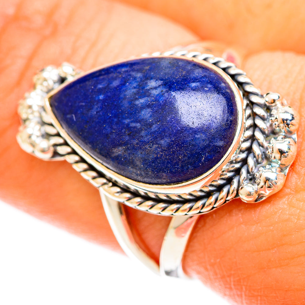 Lapis Lazuli Rings handcrafted by Anasilvercos - RING122339