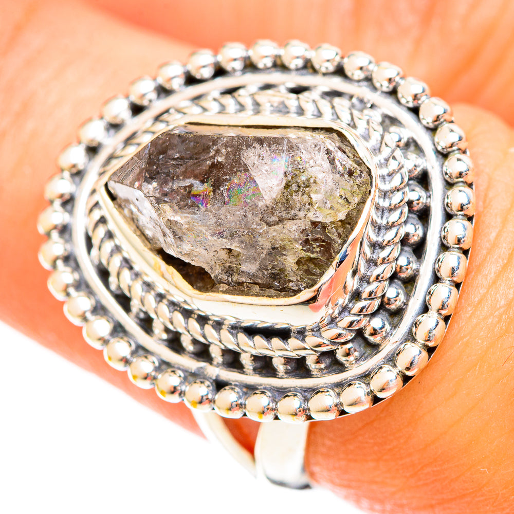 Herkimer Diamond Rings handcrafted by Anasilvercos - RING122353
