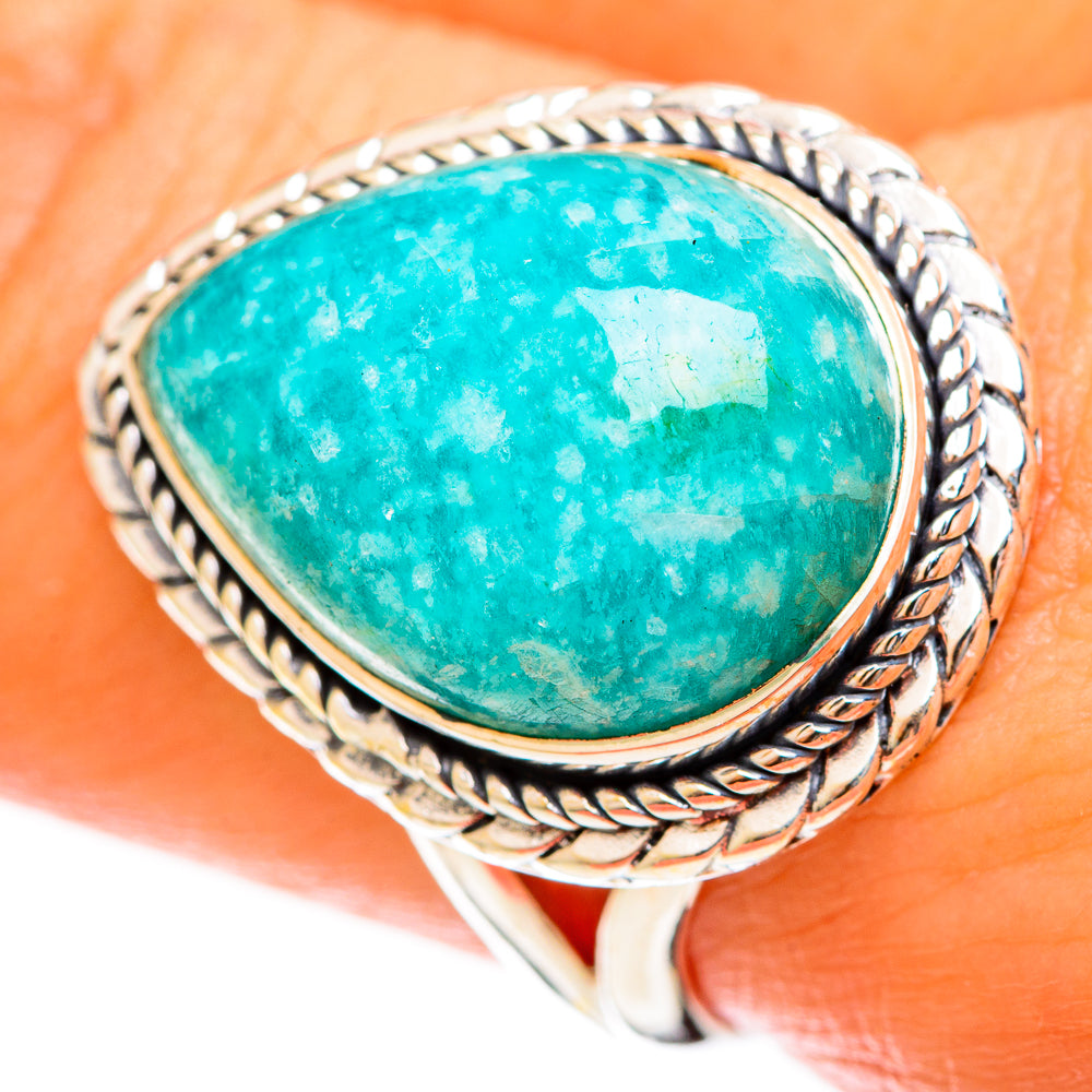 Amazonite Rings handcrafted by Anasilvercos - RING122362