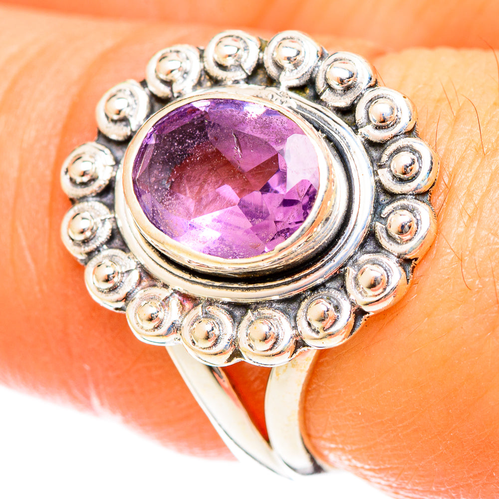 Amethyst Rings handcrafted by Anasilvercos - RING122369