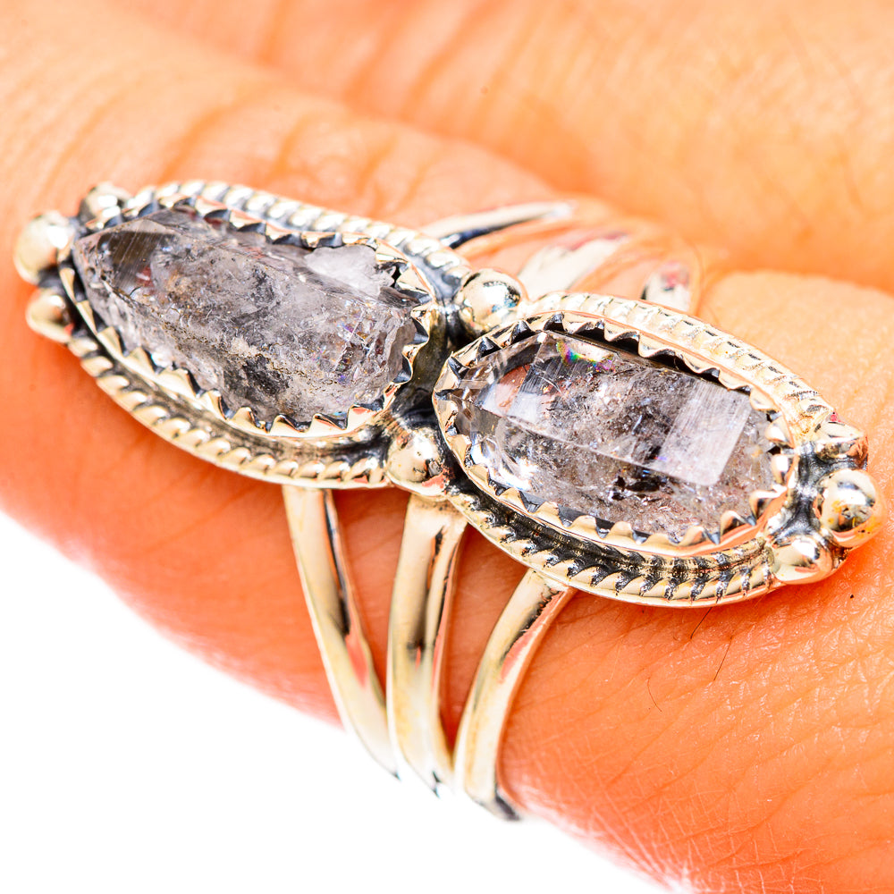 Herkimer Diamond Rings handcrafted by Anasilvercos - RING122372