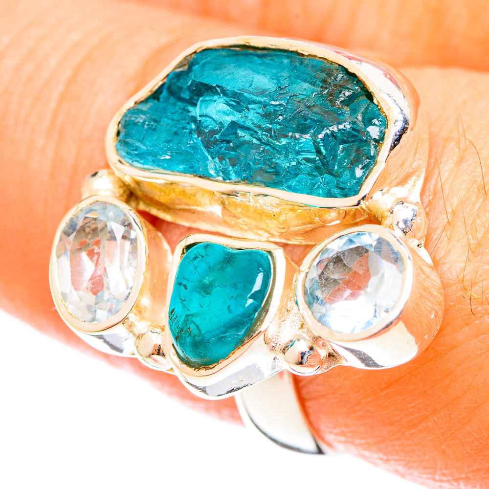 Apatite Rings handcrafted by Anasilvercos - RING122398